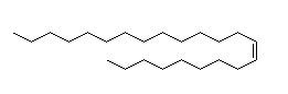 Structure of cis-9-Tricosene CAS# 27519-02-4