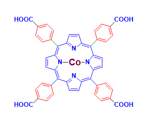 Structure of meso-Tetratolylporphyrin-Co(II) CAS# 19414-65-4
