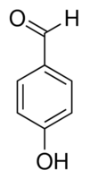 מבנה p-Hydrp-Hydroxybenzaldehyde CAS 123-08-0