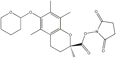 Succinimidyl (2R)-6-(Tetrahydro-2H-pyran-2-yloxy)-2,5,7,8-tetramethylchroman-2-carboxylate CAS#: 1069137-73-0