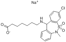 Tianeptine sodium salt CAS#: 30123-17-2