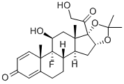 Triamcinolone acetonide CAS#: 76-25-5
