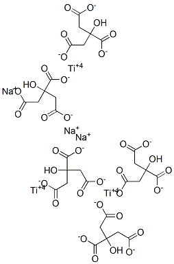 citric acid, sodium titanium salt CAS#: 68959-15-9