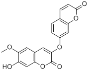 daphnoretin CAS #: 2034-69-7