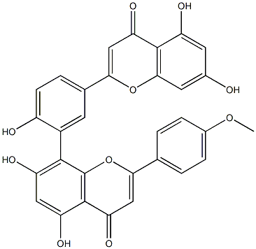 podocarpusflavone A CAS#: 22136-74-9
