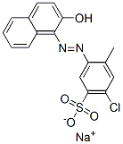 sodium 5-chloro-2-(2-hydroxy-1-naphthylazo)toluene-4-sulfonate CAS#: 2092-56-0