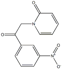 1-(2-(3-Nitrophenyl)-2-oxoethyl)pyridin-2(1H)-one CAS#: 213766-47-3