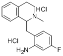 1-(2-Amino-4-fluorobenzyl)-2-methyl-1,2,3,4-tetrahydroisoquinoline dih ydrochloride CAS#: 2803-69-2