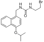 1-(2-Bromoethyl)-3-(4-isopropoxy-1-naphthalenemethyl)urea CAS#: 102434-27-5
