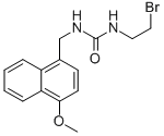 1-(2-Bromoethyl)-3-(4-methoxy-1-naphthalenemethyl)urea CAS#: 102434-28-6