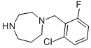 1-(2-CHLORO-6-FLUOROBENZYL)-1,4-DIAZEPANE CAS#: 244022-69-3