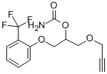 1-(2-Propynyloxy)-3-(alpha,alpha,alpha-trifluoro-o-tolyloxy)-2-propano l carbamate CAS#: 29483-49-6