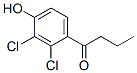 1-(2,3-DICHLORO-4-HYDROXYPHENYL)BUTAN-1-ONE CAS#: 2350-46-1