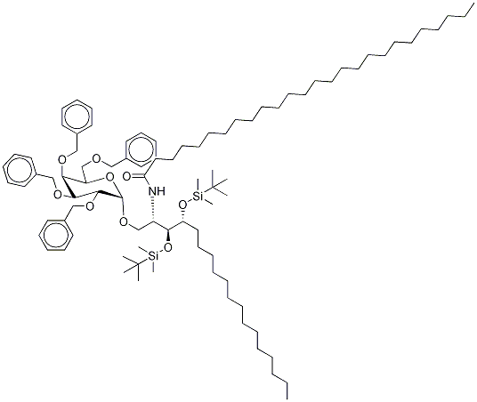 1-(2,3,4,6-Tetrakis-O-benzyl)-2,3-bis(tert-butyldimethylsilyloxy) KRN7000 CAS#: 205371-69-3