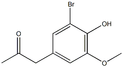 1-(3-BroMo-4-hydroxy-5-Methoxyphenyl)-2-propanone CAS#: 205826-79-5