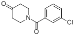 1-(3-chlorobenzoyl)piperidin-4-one CAS#: 223632-69-7