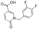 1-(3,4-DIFLUORO-BENZYL)-6-OXO-1,6-DIHYDRO-PYRIDINE-3-CARBOXYLIC ACID CAS#: 242797-29-1