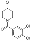 1-(3,4-dichlorobenzoyl)piperidin-4-one CAS#: 223632-67-5