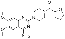 1-(4-Amino-6,7-dimethoxy-2-quinazolinyl)4-[(tetrahydro-2-furanyl)carbonyl]piperazine hydrochloride CAS#: 63074-08-8