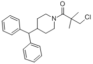 1-(4-BENZHYDRYLPIPERIDINO)-3-CHLORO-2,2-DIMETHYLPROPAN-1-ONE CAS#: 244006-50-6