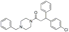 1-(4-Benzyl-1-piperazinyl)-3-(p-chlorophenyl)-3-phenyl-1-propanone CAS#: 25174-65-6