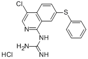 1-(4-CHLORO-7-(PHENYLTHIO)ISOQUINOLIN-1-YL)GUANIDINE HYDROCHLORIDE CAS#: 223671-08-7