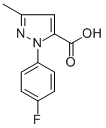 1-(4-FLUOROPHENYL)-3-METHYL-1H-PYRAZOLE-5-CARBOXYLIC ACID CAS#: 288251-65-0
