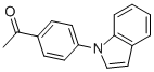 1-(4-INDOL-1-YL-PHENYL)-ETHANONE CAS#: 25700-07-6