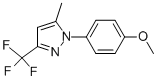 1-(4-METHOXYPHENYL)-5-METHYL-3-(TRIFLUOROMETHYL)-1H-PYRAZOLE CAS#: 218632-10-1