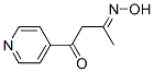1-(4-Pyridyl)-3-(hydroxyimino)butan-1-one CAS#: 20495-73-2