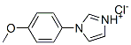 1-(4-methoxyphenyl)-1H-imidazolium chloride CAS#: 10058-11-4