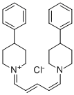 1-(5-(4-Phenylpiperidino)-2,4-pentadienylidene)-4-phenylpiperidiniumchloride CAS#: 22966-89-8
