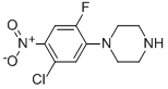 1-(5-CHLORO-2-FLUORO-4-NITRO-PHENYL)-PIPERAZINE CAS#: 212694-66-1