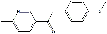 1-(6-Methylpyridin-3-yl)-2-(4-(Methylthio)phenyl)ethanone CAS#: 221615-72-1
