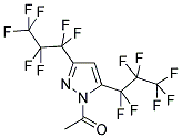 1-ACETYL-3,5-BIS(HEPTAFLUORO-1-PROPYL)PYRAZOLE CAS#: 231630-85-6