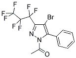 1-ACETYL-4-BROMO-3(5)-(HEPTAFLUOROPROPYL)-5(3)-PHENYLPYRAZOLE CAS#: 231955-61-6