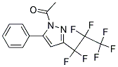 1-Acetyl-3-(heptafluoropropyl)-5-phenyl-1H-pyrazole CAS#: 231947-24-3