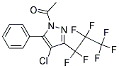 1-Acetyl-4-chloro-3-(heptafluoropropyl)-5-phenyl-1H-pyrazole CAS#: 231947-18-5