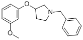 1-BENZYL-3-(M-METHOXYPHENOXY)-PYRROLIDINE CAS#: 28490-90-6