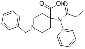 1-BENZYL-4-(PHENYL-PROPIONYL-AMINO)-4-CARBOXY-PIPERIDINE CAS#: 256507-84-3