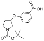 1-BOC-3-(3-CARBOXY-PHENOXY)-PYRROLIDINE CAS#: 250681-87-9