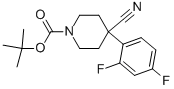 1-BOC-4-CYANO-4-(2,4-DIFLUOROPHENYL)-PIPERIDINE CAS#: 216311-12-5