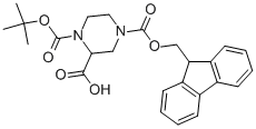 1-Boc-4-Fmoc-2-piperazinecarboxylic acid CAS#: 218278-58-1