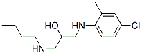 1-(Butylamino)-3-(4-chloro-o-toluidino)-2-propanol CAS#: 20014-04-4