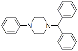 1-(Diphenylmethyl)-4-phenylpiperazine CAS#: 14258-45-8