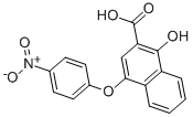 1-Hydroxy-4-(4-nitrophenoxy)-2-naphthoic acid CAS#: 21894-06-4