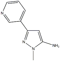 1-Methyl-3-pyridin-3-yl-1H-pyrazol-5-amine CAS#: 287494-25-1