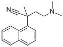 1-NAPHTHALENEACETONITRILE, alpha-(2-(DIMETHYLAMINO)ETHYL)-alpha-METHYL - CAS#: 2572-88-5