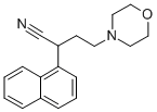 1-NAPHTHALENEACETONITRILE, alpha-(2-MORPHOLINOETHYL)- CAS#: 2572-75-0