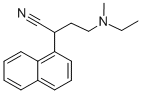1-NAPHTHALENEACETONITRILE, alpha-(2-(N-ETHYL-N-METHYLAMINO)ETHYL)- CAS#: 2572-71-6